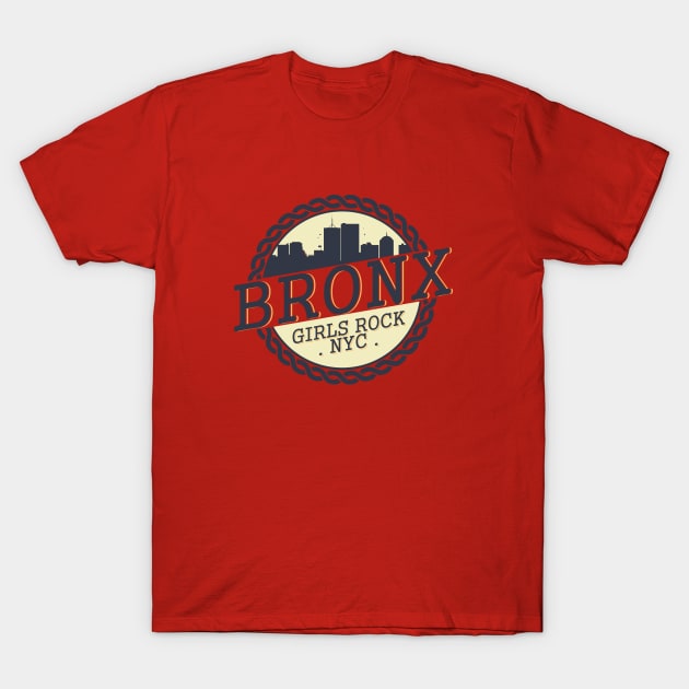 bronx girl rock nyc T-Shirt by thishits